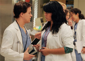 Grey's Anatomy: T.R. Knight, Sara Ramirez Grey's Anatomy: T.R. Knight, Sara Ramirez